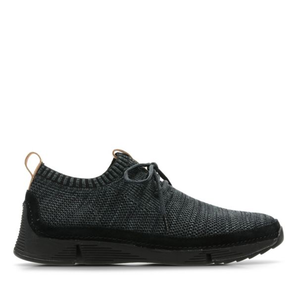 Clarks Mens Tri Native Trainers Black | CA-2507968